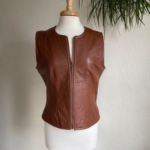 Valerie Stevens New Zealand Lamb Skin Vest- Size M